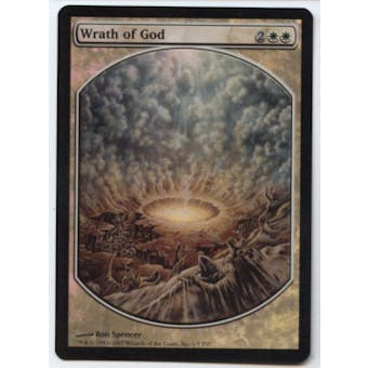 Magic the Gathering Promo Wrath of God Foil (Textless) Playset of 4 - SLIGHT PLAY (SP)
