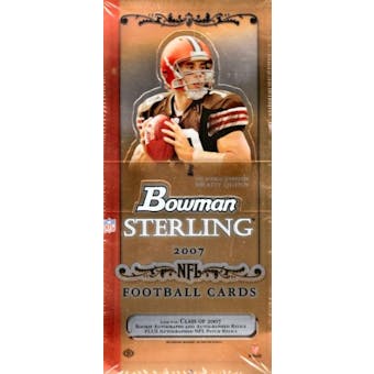 2007 Bowman Sterling Football Hobby Box