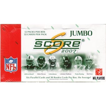 2007 Score Football Jumbo Box
