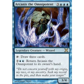 Magic the Gathering 10th Edition Single Arcanis the Omnipotent Foil