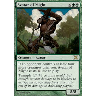 Magic the Gathering 10th Edition Single Avatar of Might - NEAR MINT (NM)