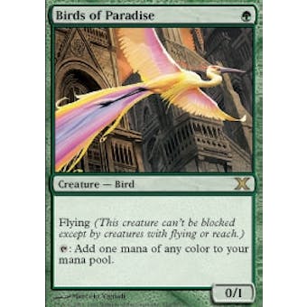 Magic the Gathering 10th Edition Single Birds of Paradise Foil