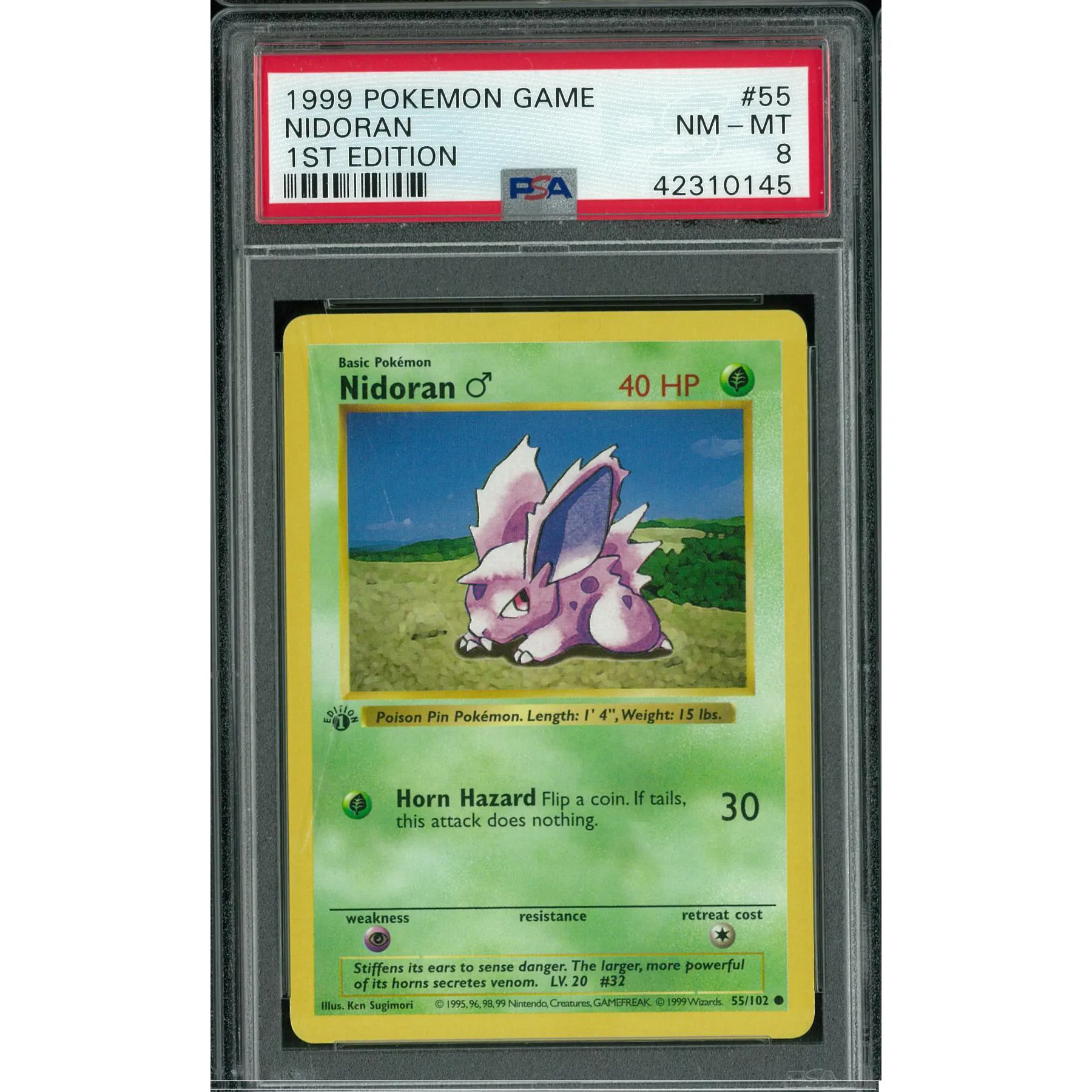 1995 nidoran pokemon card Pokemon Gym Challenge Single Card Common Giovannis Nidoran F 75 Lightly Played