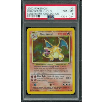 Pokemon Legendary Collection Charizard 3/110 PSA 8
