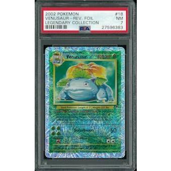 Pokemon Legendary Collection Reverse Foil Venusaur 18/110 PSA 7