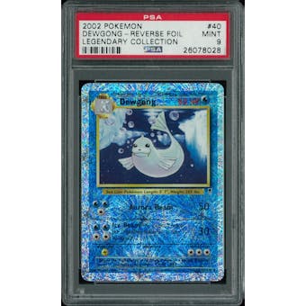 Pokemon Legendary Collection Reverse Foil Dewgong 40/110 PSA 9