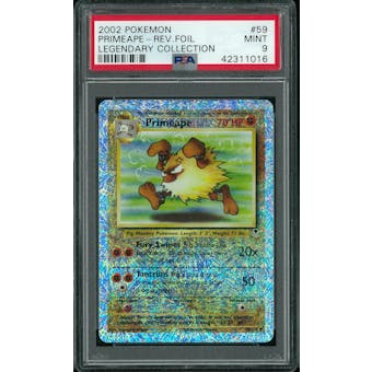 Pokemon Legendary Collection Reverse Holo Foil Primeape 59/110 PSA 9
