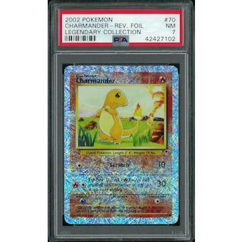 Pokemon Legendary Collection Reverse Foil Charmander 70/110 PSA 7