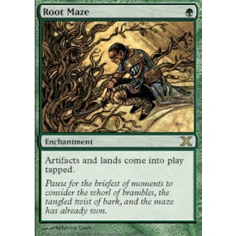 Magic the Gathering 10th Edition Single Root Maze Foil