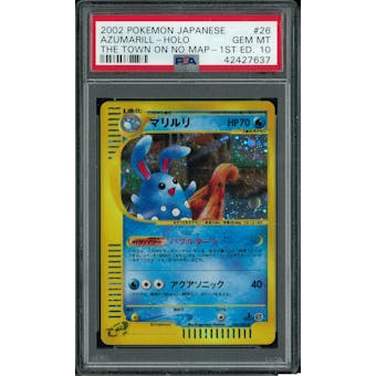 Pokemon Japanese Expedition 1st Edition Azumarill 26/92 PSA 10 GEM MINT