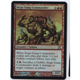 Magic the Gathering 10th Edition Single Siege-Gang Commander Foil