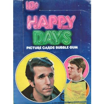 Happy Days New Series Wax Box (1976 O-Pee-Chee)