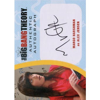 The Big Bang Theory Seasons 6 & 7 Margo Harshman Alex Jensen Autographed Card (Cryptozoic) (Reed Buy)