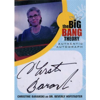 The Big Bang Theory Seasons 6 & 7 CB1 Christine Baranski Autographed Card (Cryptozoic) (Reed Buy)