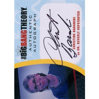 The Big Bang Theory Seasons 6 & 7 CB2 Christine Baranski Autographed Card (Cryptozoic) (Reed Buy)