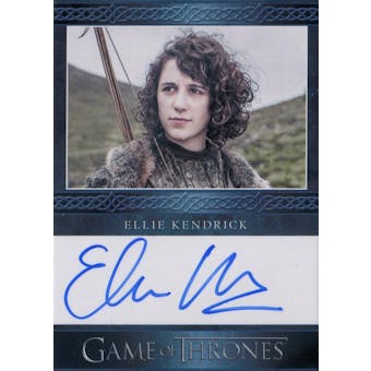 Game of Thrones Sesaon 3 Ellie Kendrick Meera Reed Autographed Card (2014 Rittenhouse) (Reed Buy)
