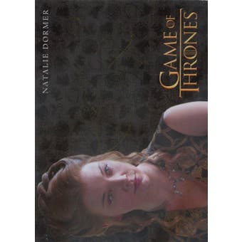 Game of Thrones Valyrian Steel Natalie Dormer Margaery Tyrell Autographed Card (2015 Rittenhouse) (Reed Buy)