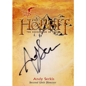 The Hobbit Desolation of Smaug Andy Serkis Autographed Card (Cryptozoic) (Reed Buy)
