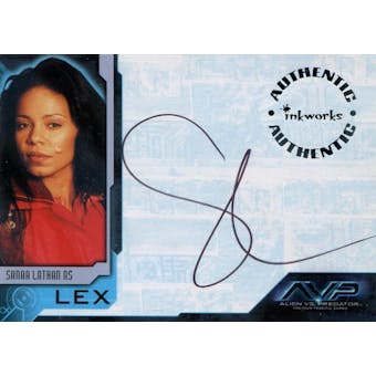 Alien vs. Predator Sanaa Lathan Autographed Card (2004 Inkworks) (Reed Buy)