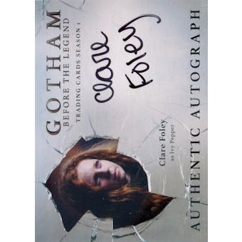 Gotham Season 1 Clare Foley Ivy Pepper Autograph (Cryptozoic) (Reed Buy)