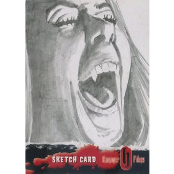 Hammer Horror Real Ink 2010 Strictly Ink Hammer Films Sketch Card 1/1 (Reed Buy)