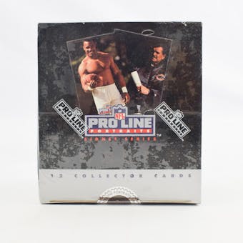 1991 Pro Line Portraits Football Wax Box (Reed Buy)