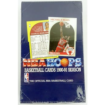 1990/91 Hoops Series 1 Basketball Wax Box (Reed Buy)