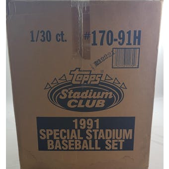 1991 Topps Stadium Club Dome Baseball Factory Set Case (Reed Buy)