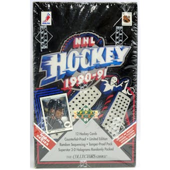 1990/91 Upper Deck English High # Hockey Hobby Box (Reed Buy)