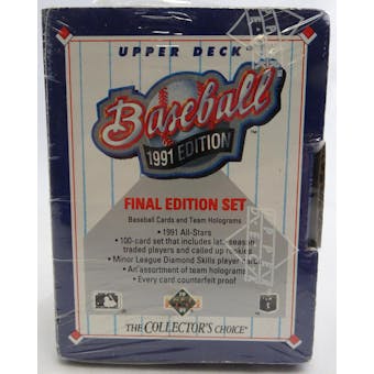 1991 Upper Deck Final Edition Baseball Factory Set (Reed Buy)
