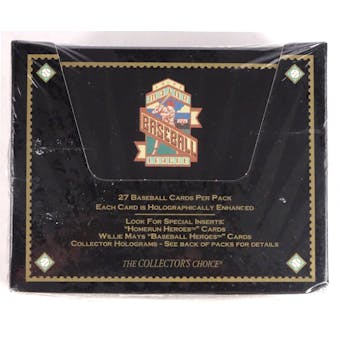 1993 Upper Deck Series 1 Baseball Jumbo Box (Reed Buy)