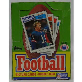 1987 Topps Football Wax Box (Reed Buy)