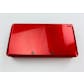 Nintendo 3DS Flame Red System w/Charger!