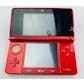 Nintendo 3DS Flame Red System w/Charger!