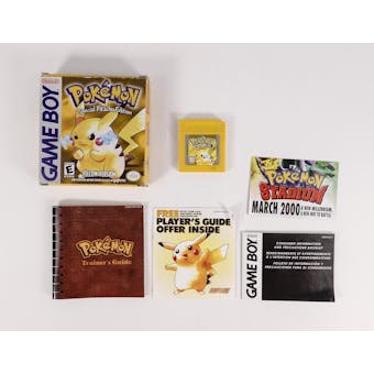 Nintendo Game Boy Pokemon Yellow Boxed Complete
