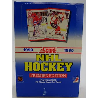 1990/91 Score U.S. Hockey Wax Box (Reed Buy)