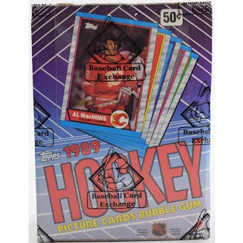 1989/90 Topps Hockey Wax Box BBCE FASC (Reed Buy)