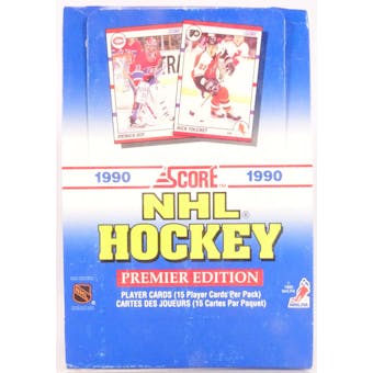 1990/91 Score Canadian Hockey Wax Box (Reed Buy)