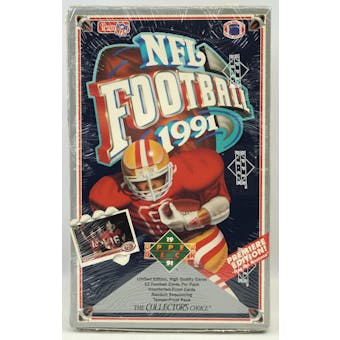 1991 Upper Deck Low # Football Wax Box (Reed Buy)