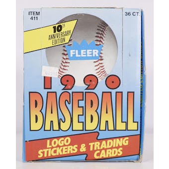 1990 Fleer Baseball Wax Box (Reed Buy)