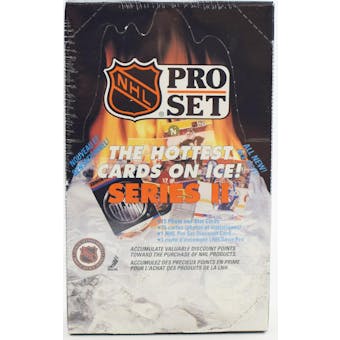 1990/91 Pro Set Series 2 French Hockey Wax Box (Reed Buy)