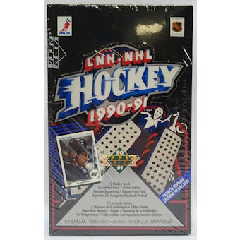 1990/91 Upper Deck French Low # Hockey Wax Box (Reed Buy)