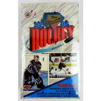 1993/94 Topps Premier Series 1 Hockey Wax Box (Reed Buy)