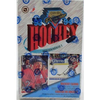 1993/94 O-Pee-Chee Premier Series 1 Hockey Wax Box (Reed Buy)