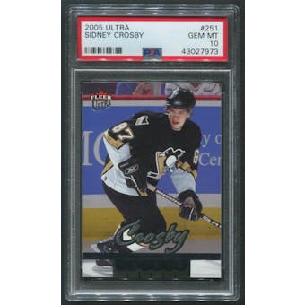 2005/06 Fleer Ultra Hockey #251 Sidney Crosby Rookie PSA 10 (GEM MT)