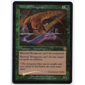 Magic the Gathering Invasion Single Blurred Mongoose Foil