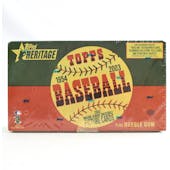 2003 Topps Heritage Baseball Hobby Box (Reed Buy)