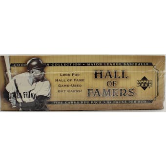 2001 Upper Deck Hall Of Famers Baseball Retail Box (Reed Buy)