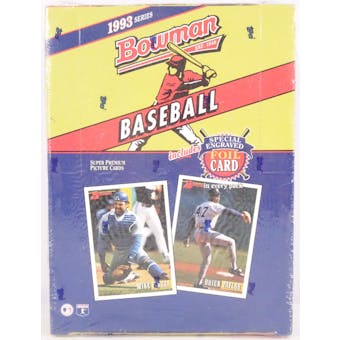 1993 Bowman Baseball Hobby Box (Reed Buy)