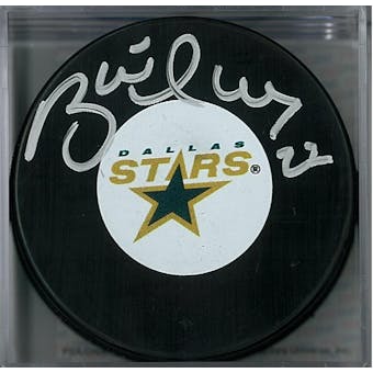 Brett Hull Autographed Dallas Stars Hockey Puck (PSA COA)